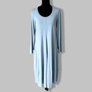 Q’ Neel  Jersey Lagenlook Long Sleeve Midi Dress